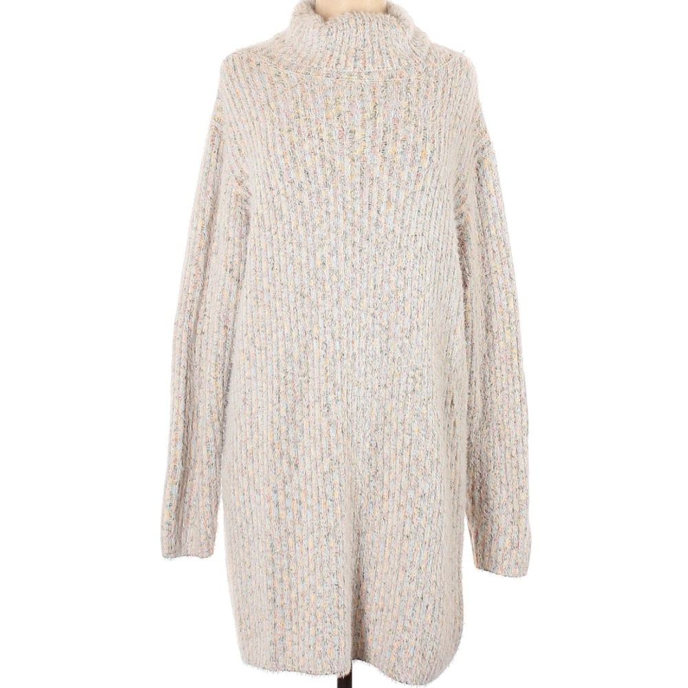 Lulus Cream Sweater Dress